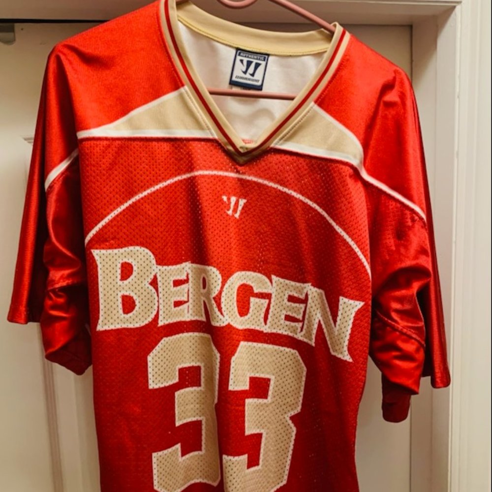 Warrior Bergen Catholic HS Vintage Lacrosse Jersey